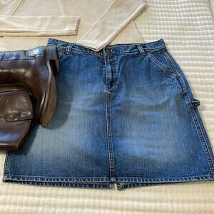 OshKosh Denim Carpernter Jean Skirt Size 10